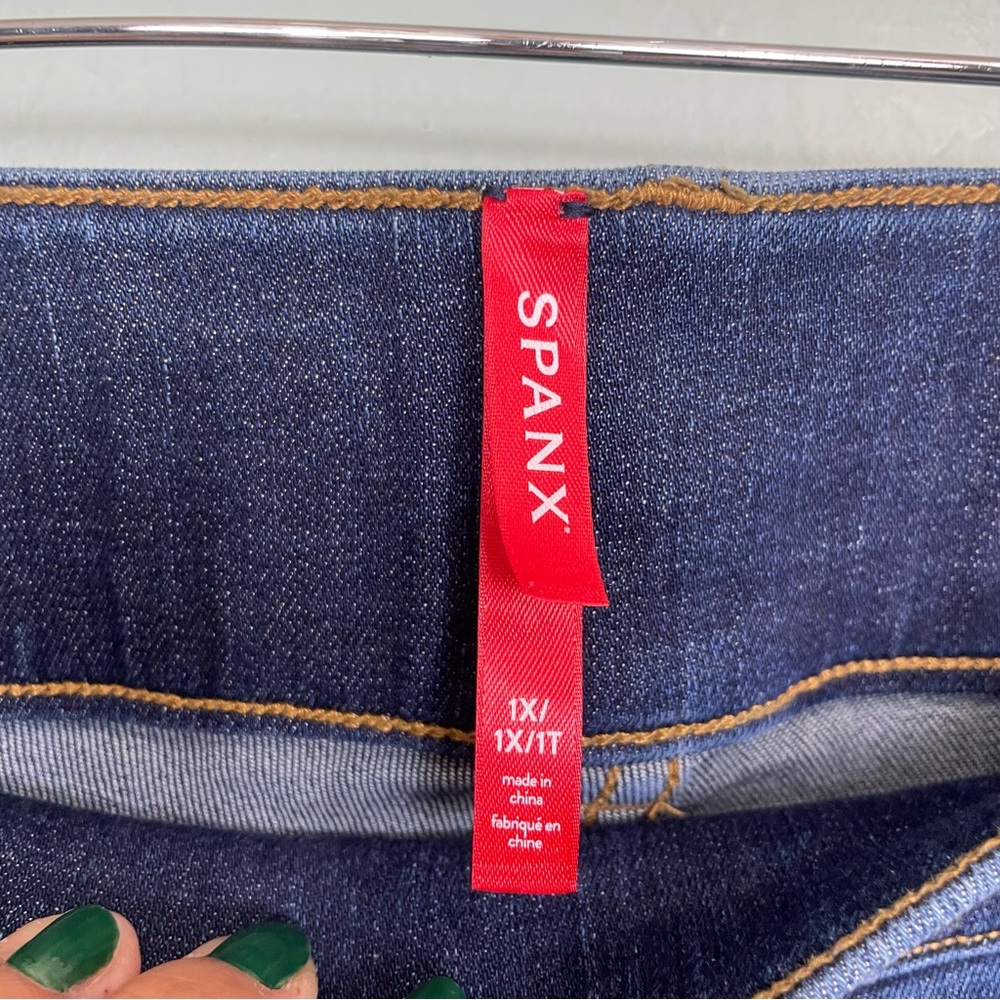 Spanx Flare Jeans Women’s 1X Style 20327R Midnight‎ Blue - Picture 8 of 11